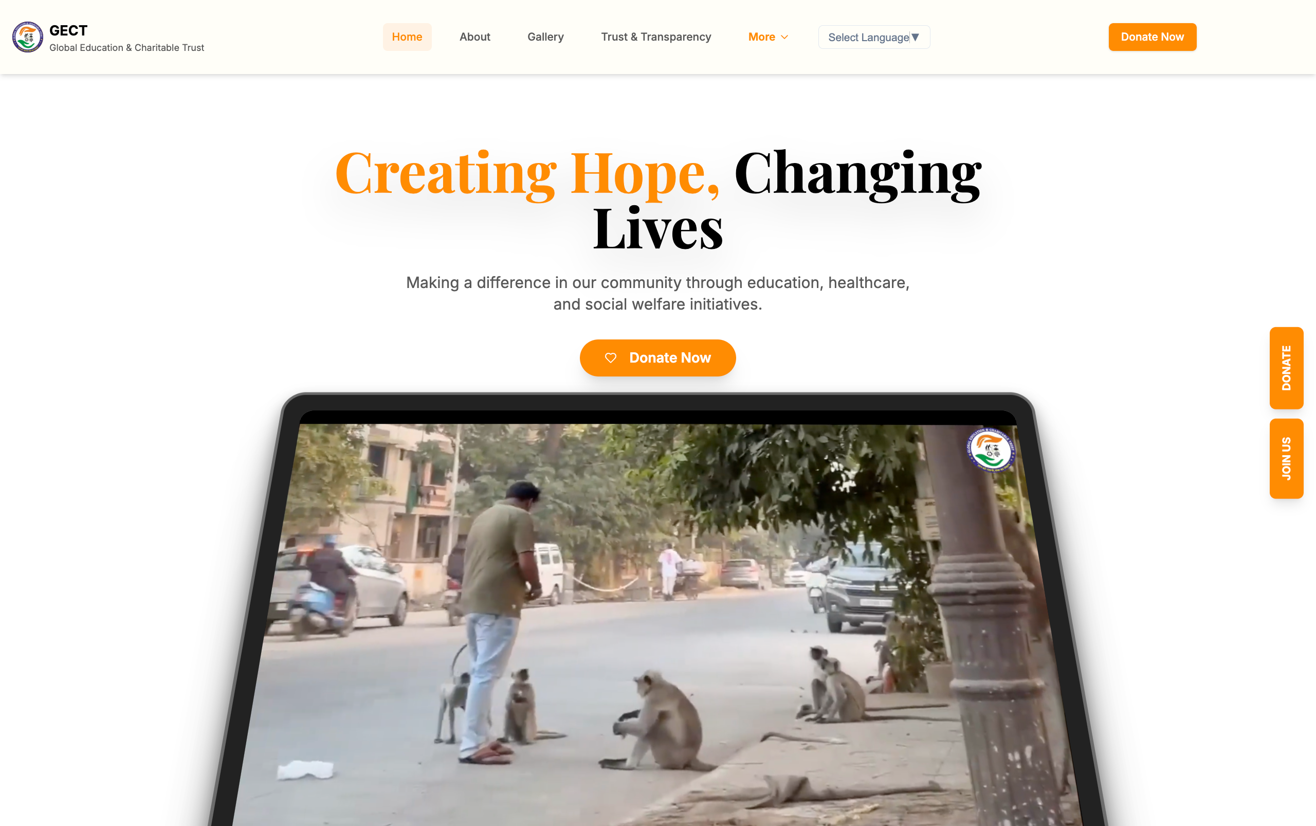 Screenshot of Gect Ngo