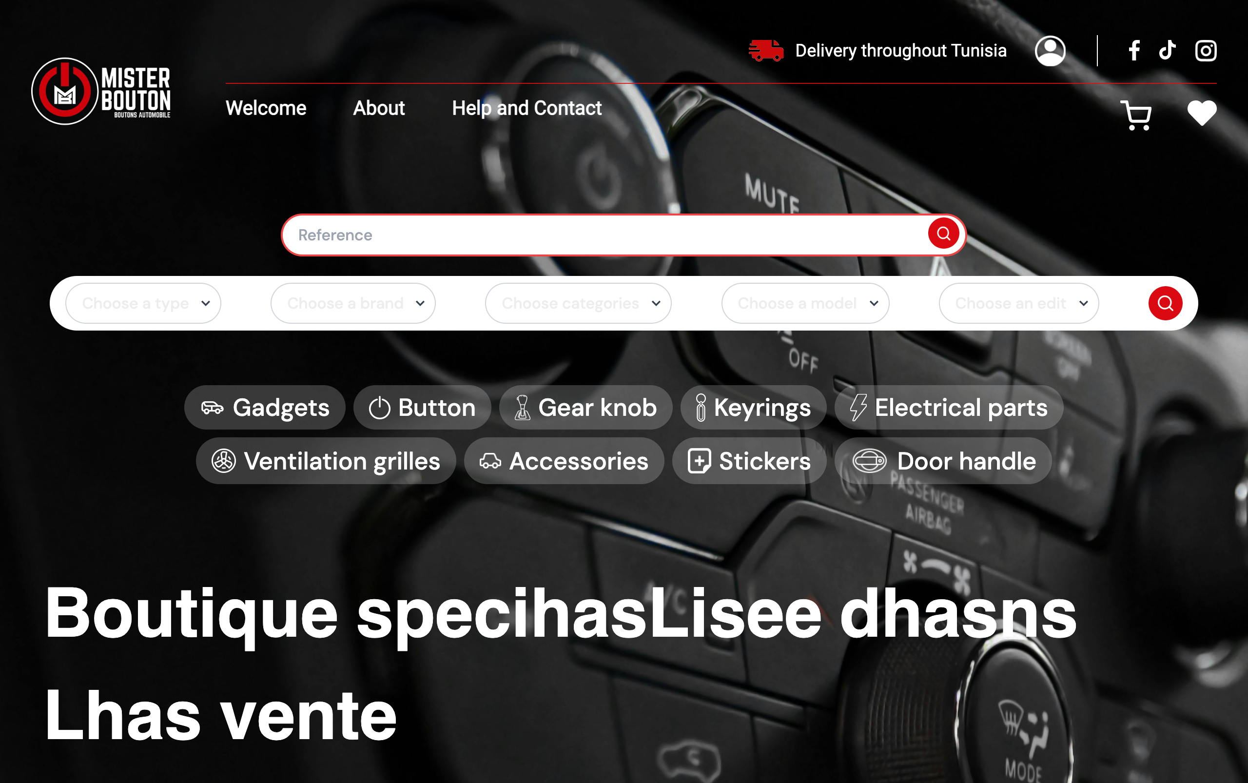 Screenshot of Mister Bouton